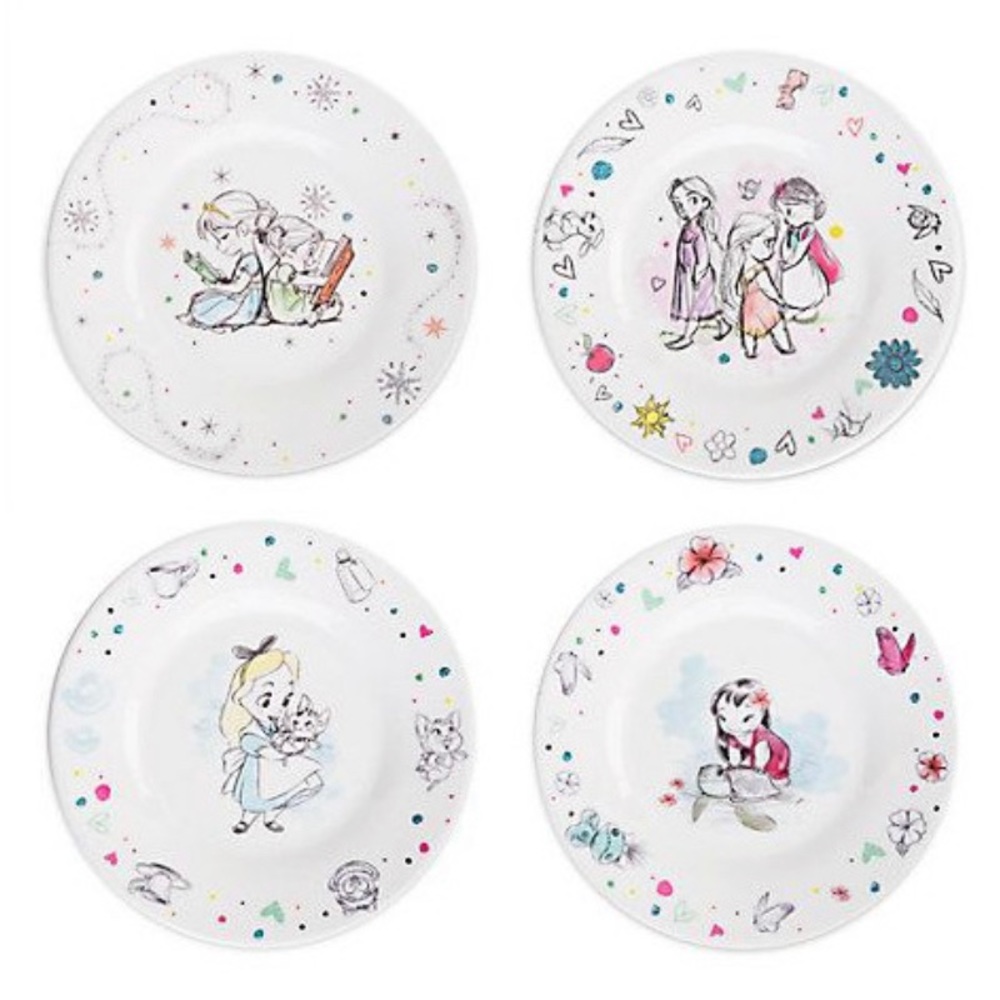 Disney Animator’s Collection Melamine Plate (Set of 4)